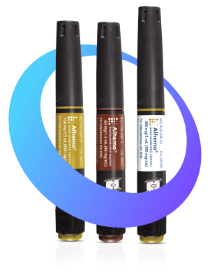 Three Alhemo® pens